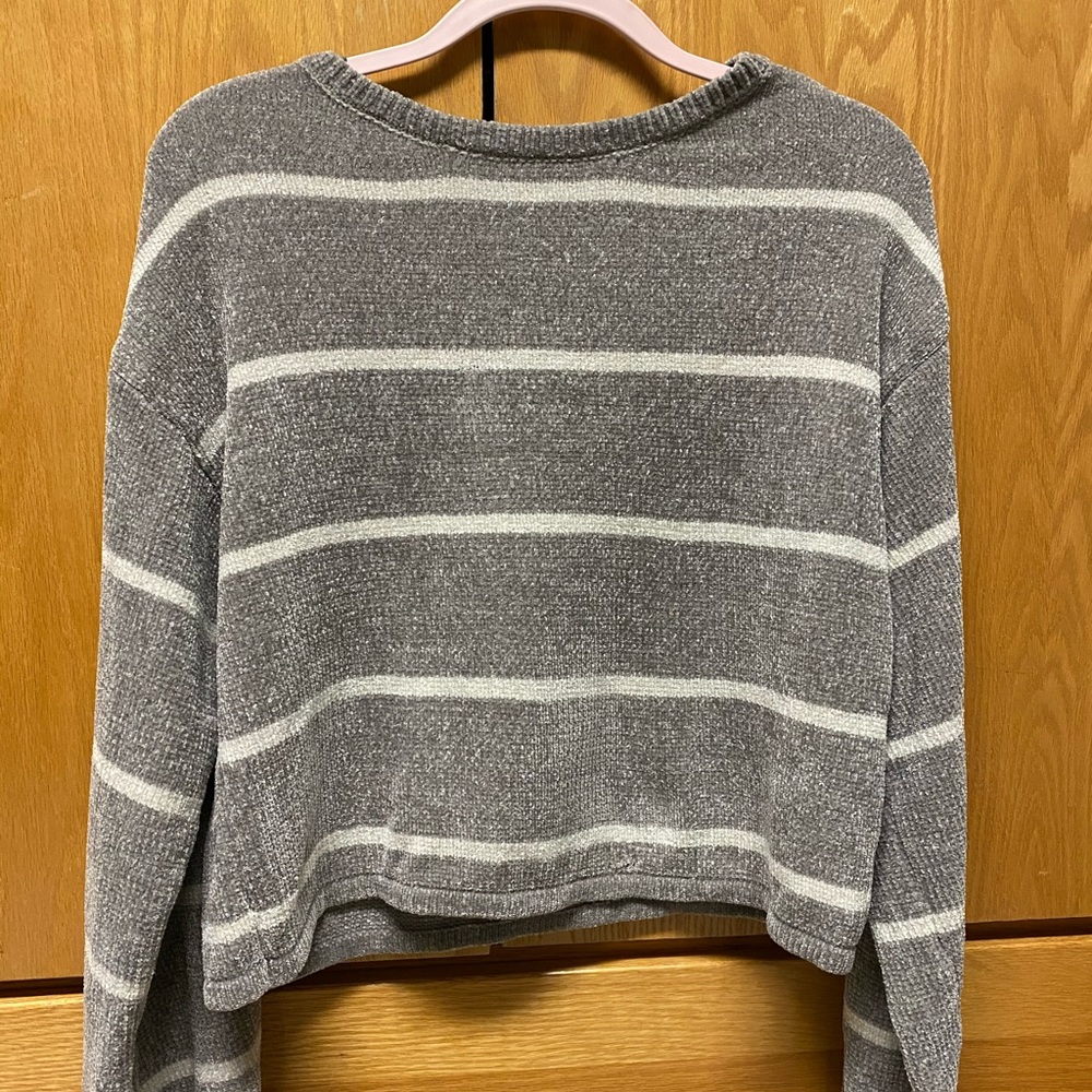AEO Chenille Striped Sweater